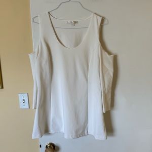 BOSTON PROPER - size XL - cold shoulder long sleeve top - EUC